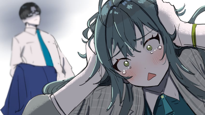 producer and tsukimura temari (idolmaster and 1 more) drawn by kasasagi_(futagodori888)