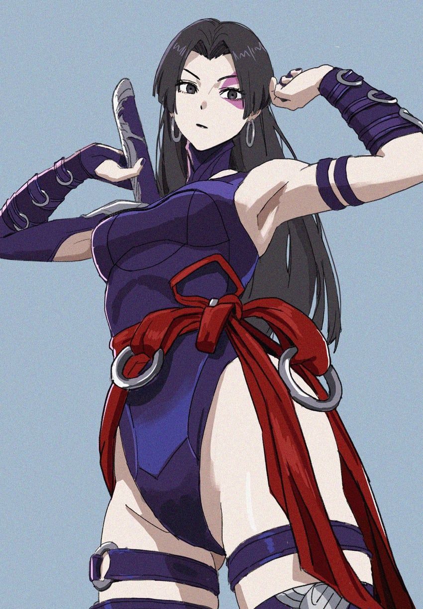 psylocke (marvel and 2 more) drawn by shiren_(ourboy83)