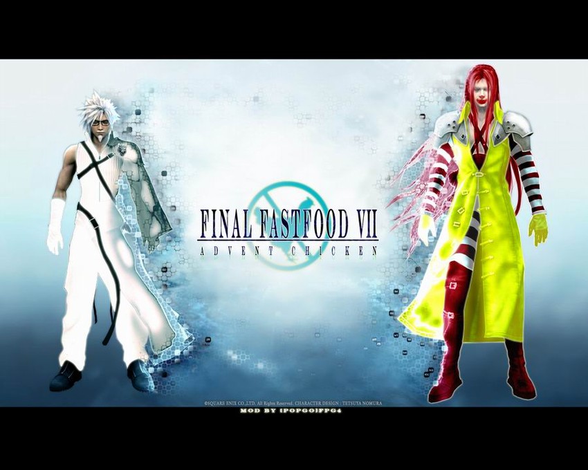 ronald mcdonald and colonel sanders (final fantasy and 4 more)
