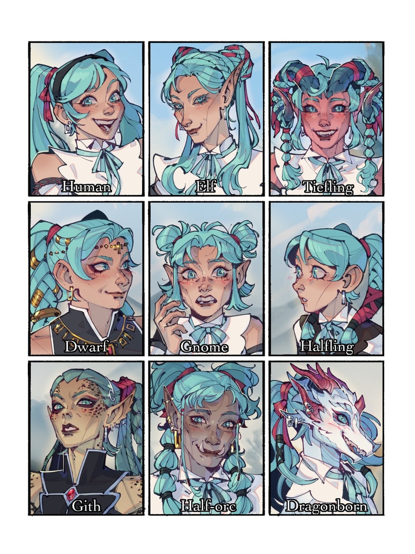 hatsune miku (vocaloid and 3 more) drawn by lullindo