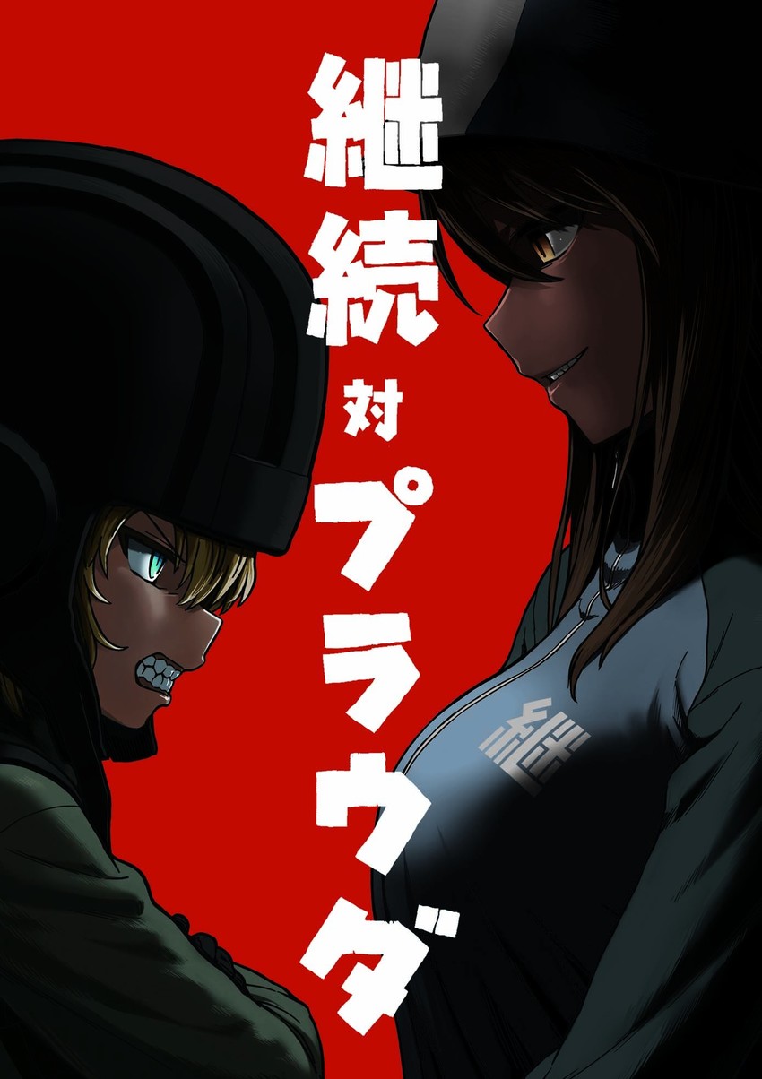 katyusha and mika (girls und panzer and 2 more) drawn by sabaku_chitai