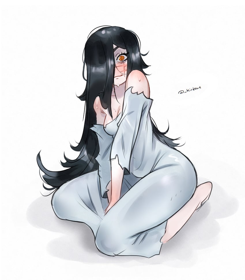 yoru and yamamura sadako (chainsaw man and 1 more) drawn by kirtome