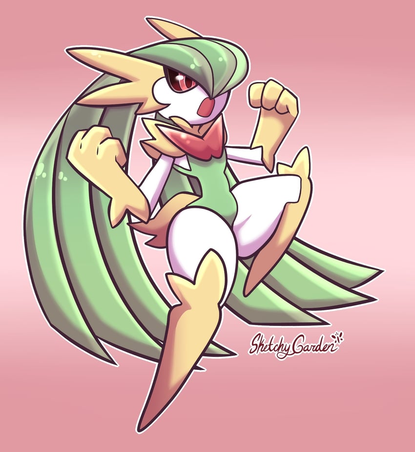 gardevoir and lopunny (pokemon) drawn by sketchygarden