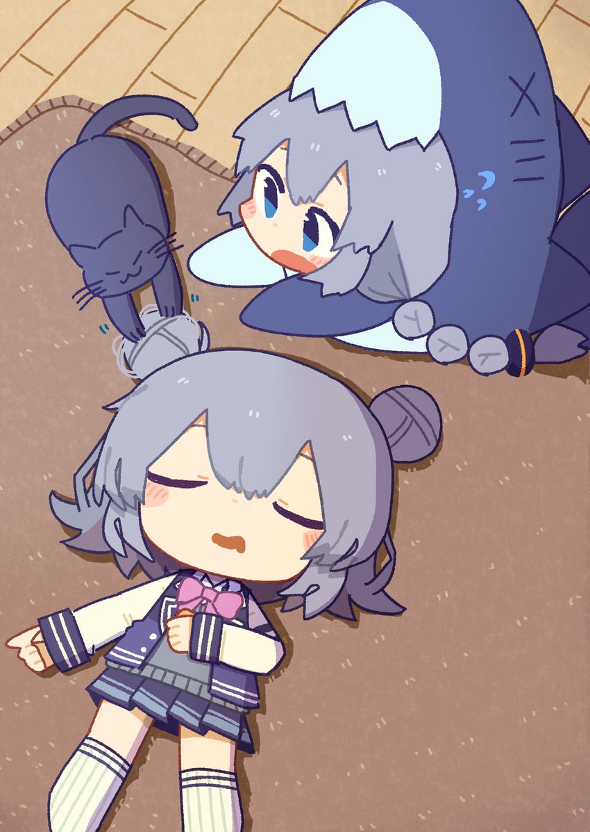 kizuna akari and koharu rikka (vocaloid and 3 more) drawn by konohoshi