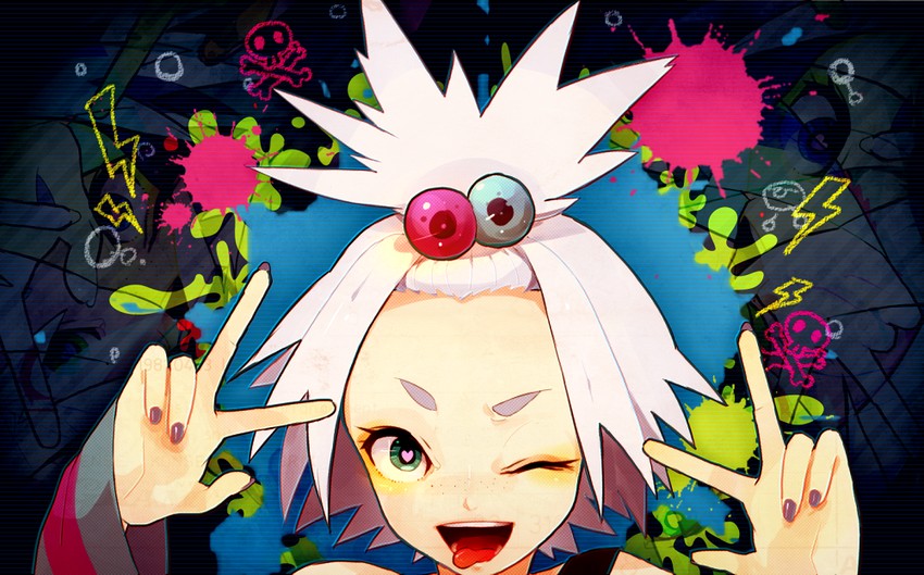roxie (pokemon and 1 more) drawn by n_yokichi