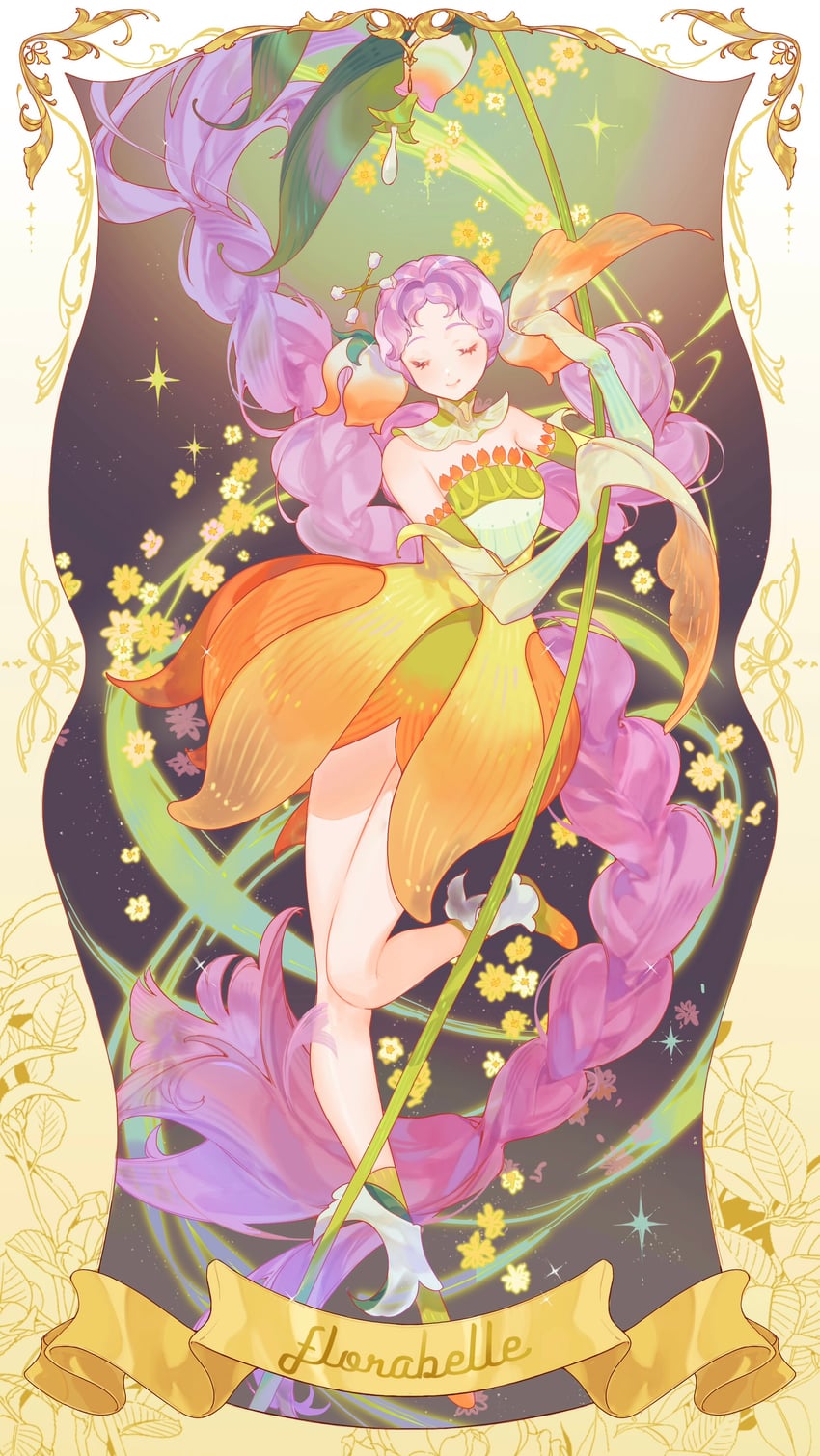 florabelle (afk and 1 more) drawn by peachuu
