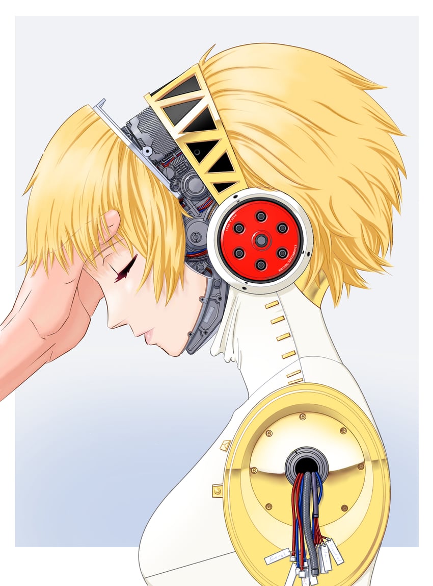 aigis (persona and 1 more) drawn by imananji_01