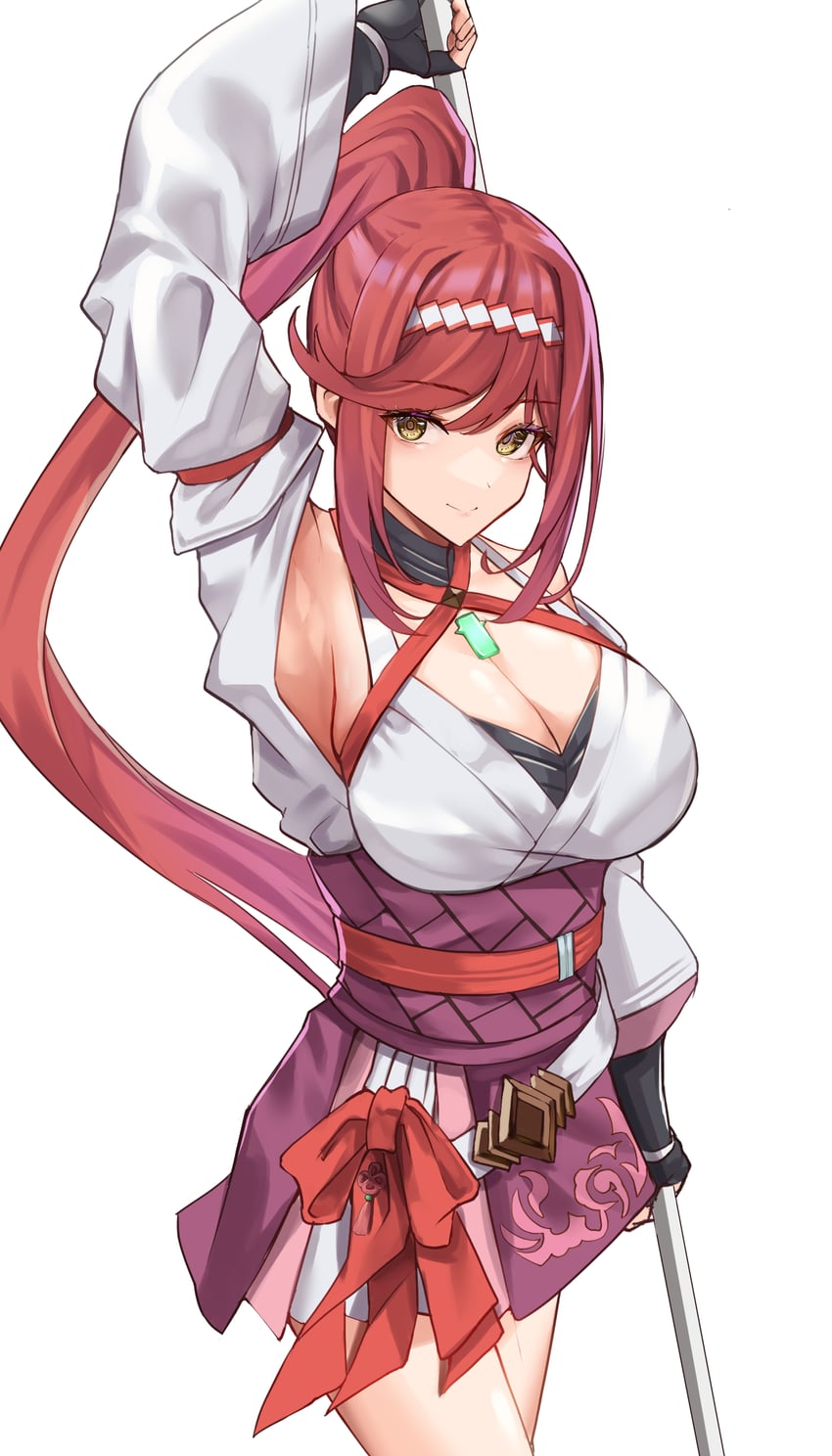 glimmer (xenoblade chronicles and 2 more) drawn by white-paka