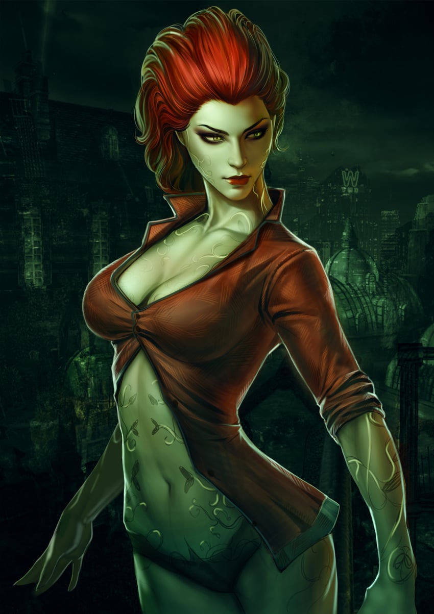 poison ivy (dc comics and 2 more) drawn by kodiart96