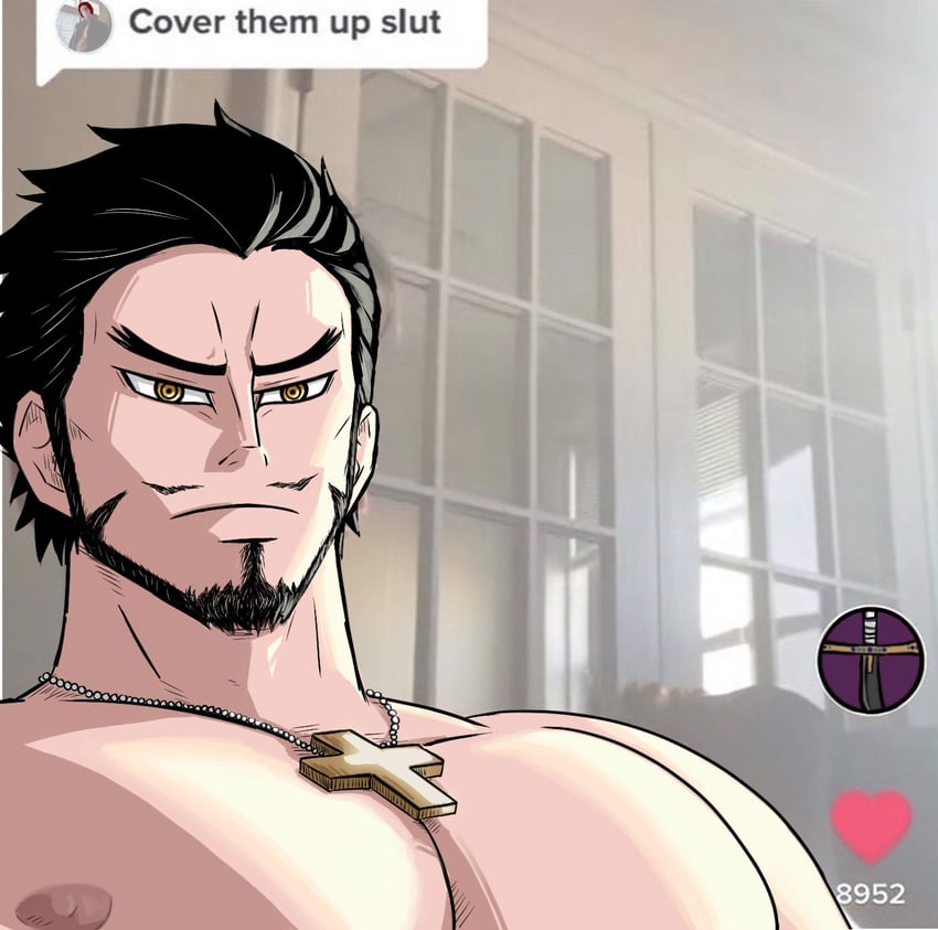 dracule mihawk (one piece and 1 more) drawn by levi_(akagaminolevi)