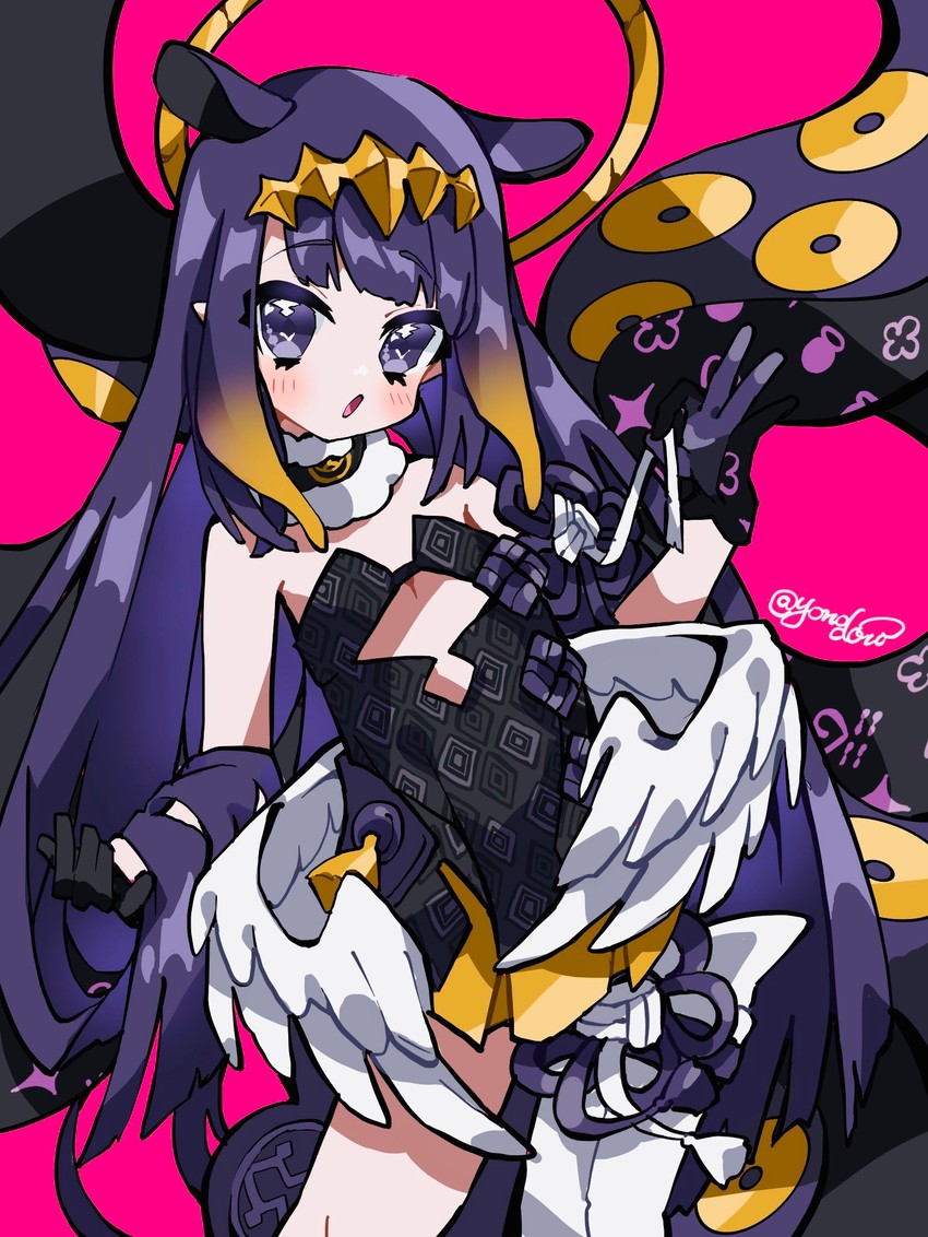 ninomae ina'nis (hololive and 1 more) drawn by yonodori