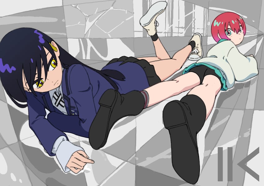 amate yuzuriha and nyaan (gundam and 1 more) drawn by cat_thankyou