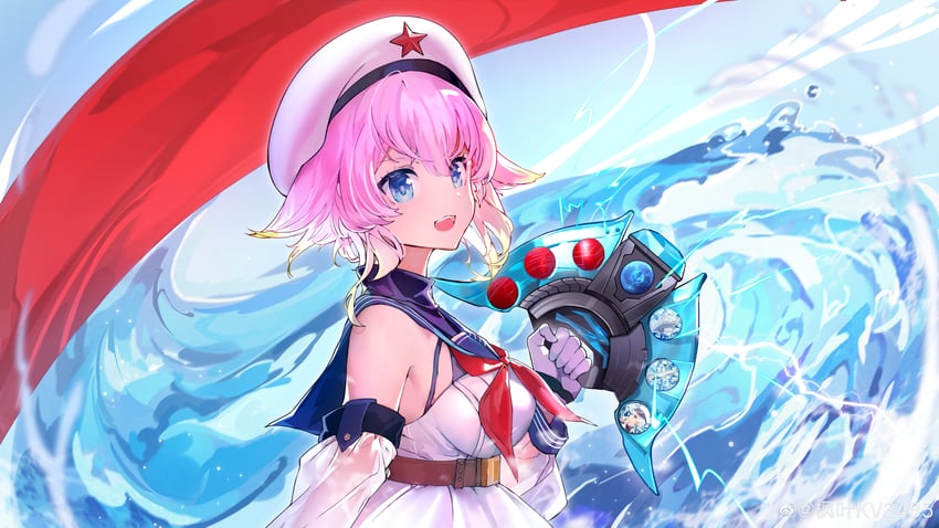 jinan (warship girls r) drawn by deer_gu_fu_fu_ball