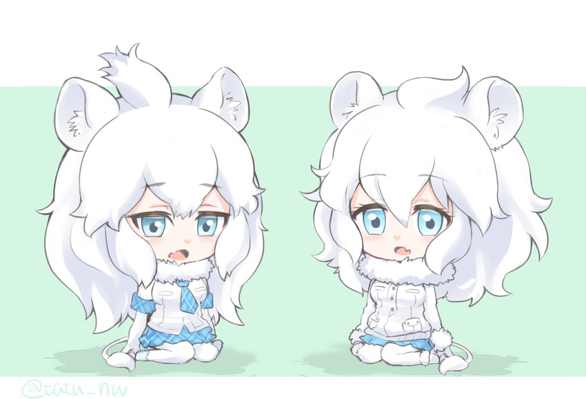 white lion (kemono friends) drawn by tatsuno_newo