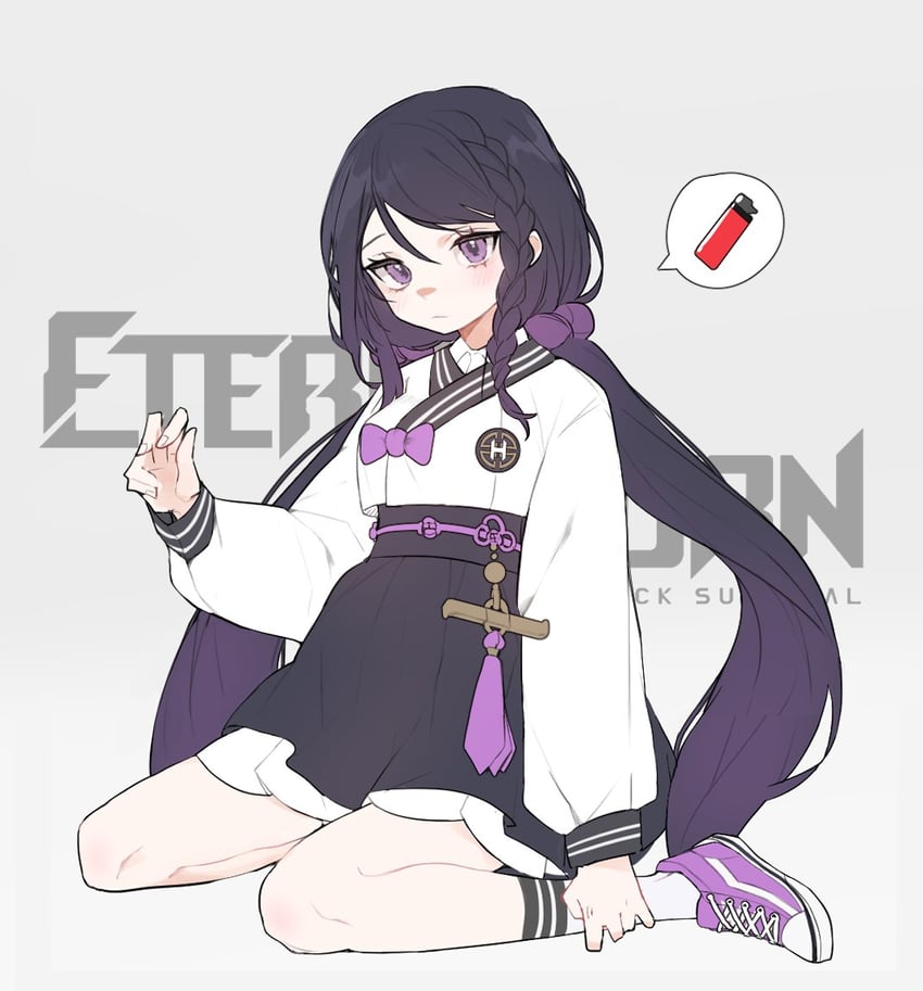 hyejin (black survival and 1 more) drawn by ban_mumani