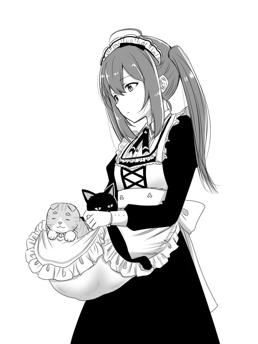 mochizuki anna (idolmaster and 2 more) drawn by matcha_kingyo
