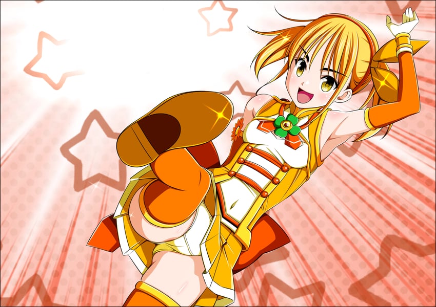 tendou erika and clover mari (yotsuba no senki clover rose) drawn by koeda0111