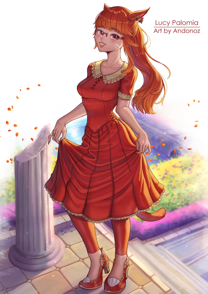 warrior of light (final fantasy and 1 more) drawn by andonoz