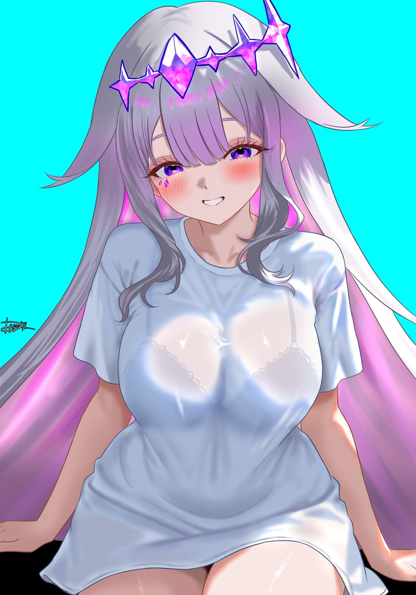 koseki bijou (hololive and 1 more) drawn by dfswift