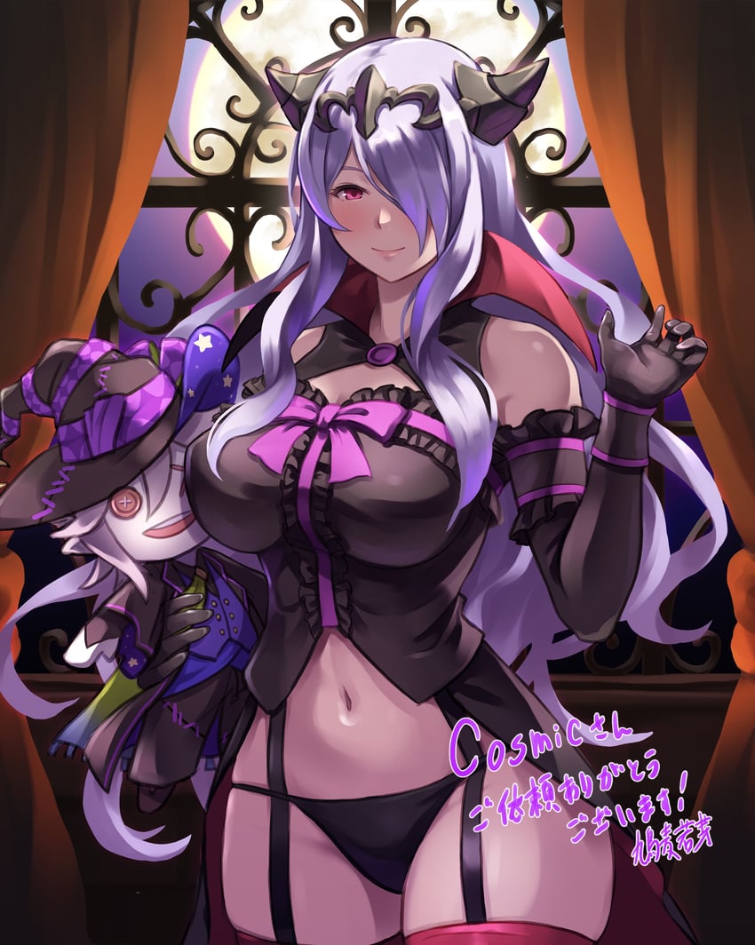 camilla and male corrin (fire emblem and 2 more) drawn by hatomune6
