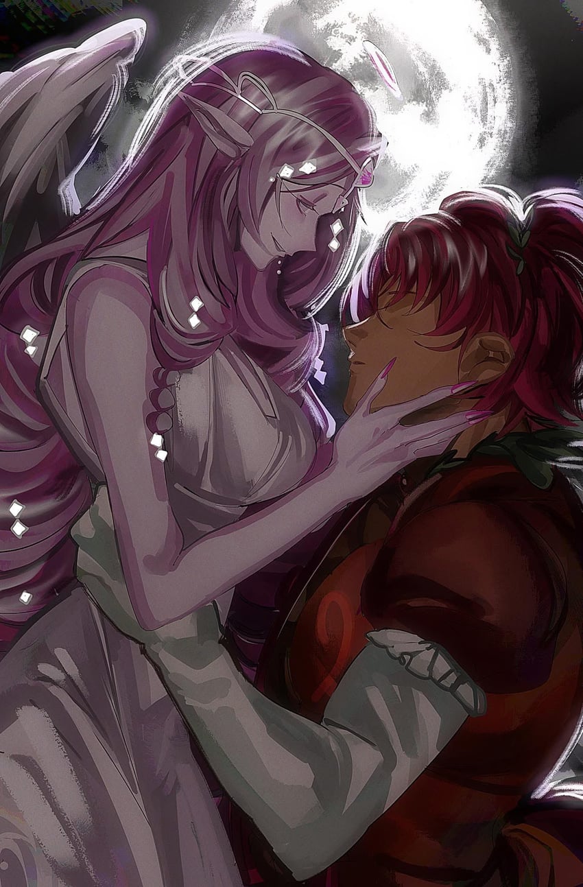 eternal sugar cookie and hollyberry cookie (cookie run and 1 more) drawn by jeenyumee