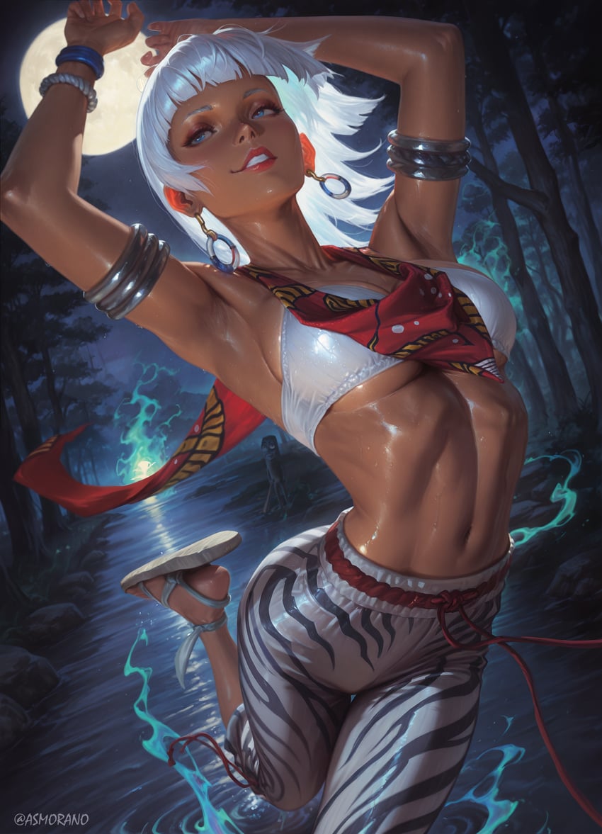 elena (street fighter and 1 more) drawn by asmorano