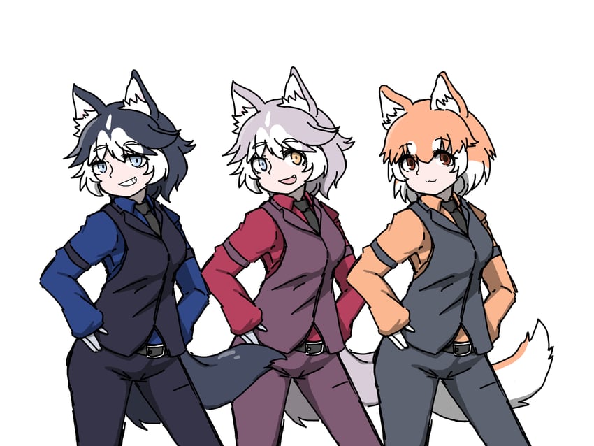 cerberus, dog, and siberian husky (kemono friends and 2 more) drawn by km9kcaxsbjnmmyw