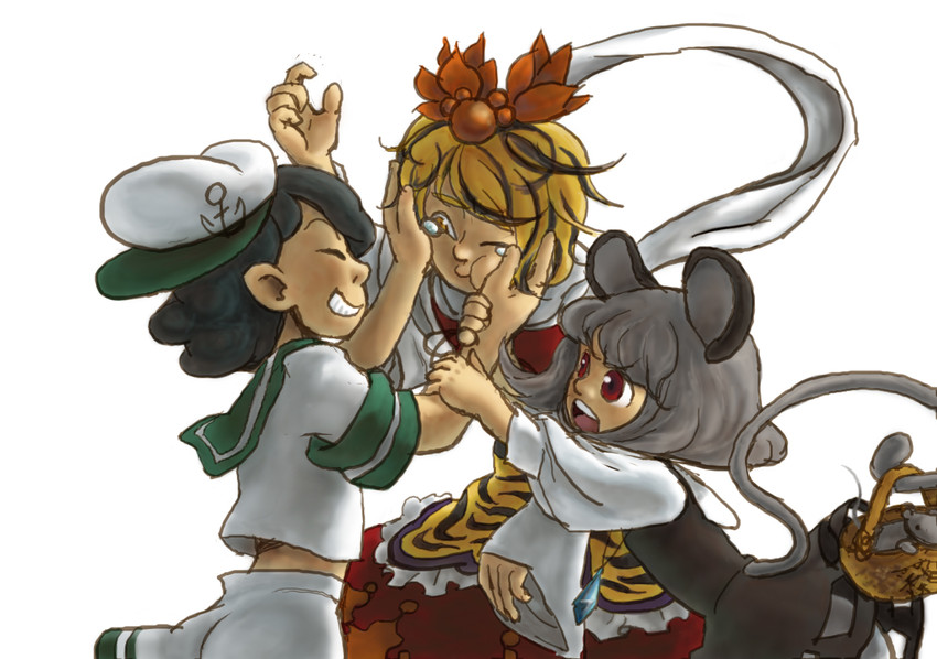 nazrin, toramaru shou, and murasa minamitsu (touhou) drawn by d-nobi