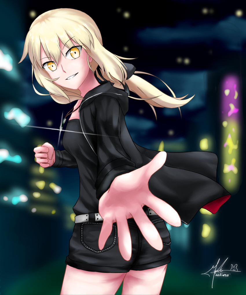 artoria pendragon and saber alter (fate and 1 more) drawn by maelliures