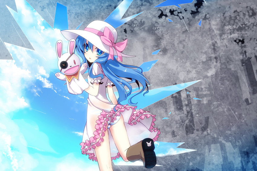himekawa yoshino and yoshinon (date a live) drawn by uiu