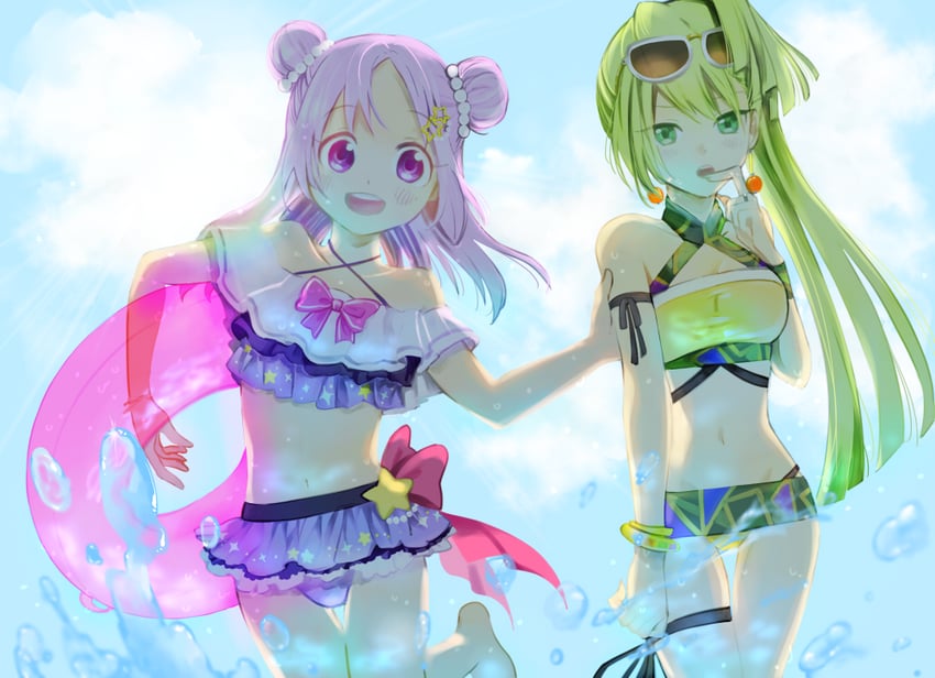 alina gray and misono karin (mahou shoujo madoka magica and 1 more) drawn by eichiemu