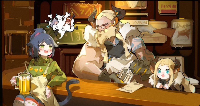 jessica, franka, and liskarm (original and 1 more) drawn by shinnasuka025