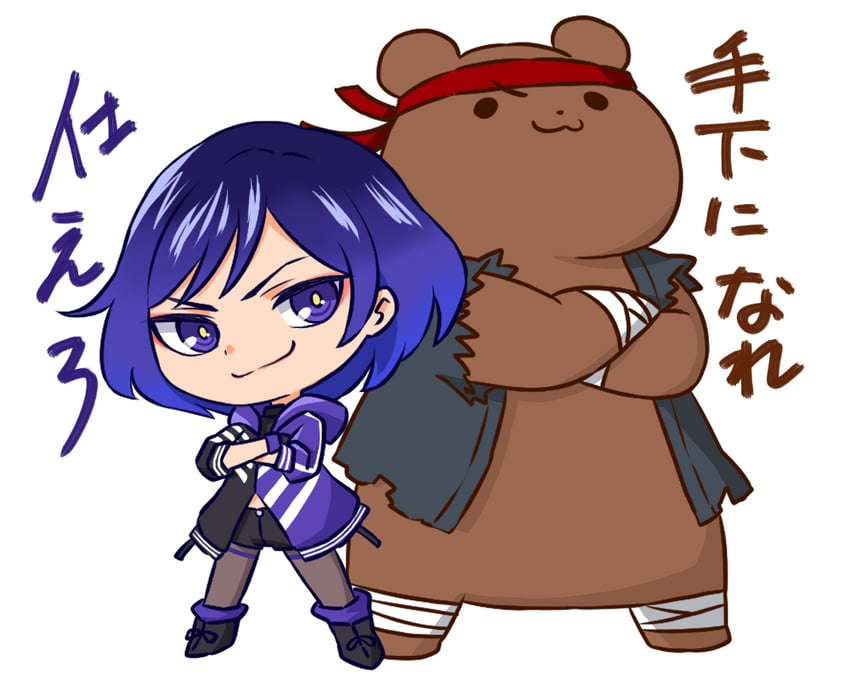 reina and kuma (tekken and 1 more) drawn by ichiran