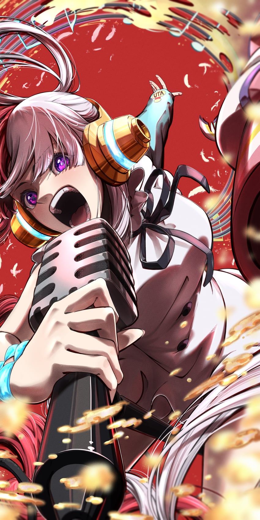 uta (one piece and 1 more) drawn by taiju_(gr09kuma)