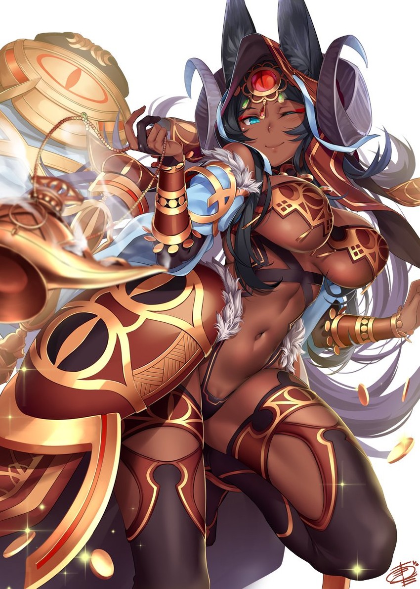 queen of sheba (fate and 1 more) drawn by okitakung