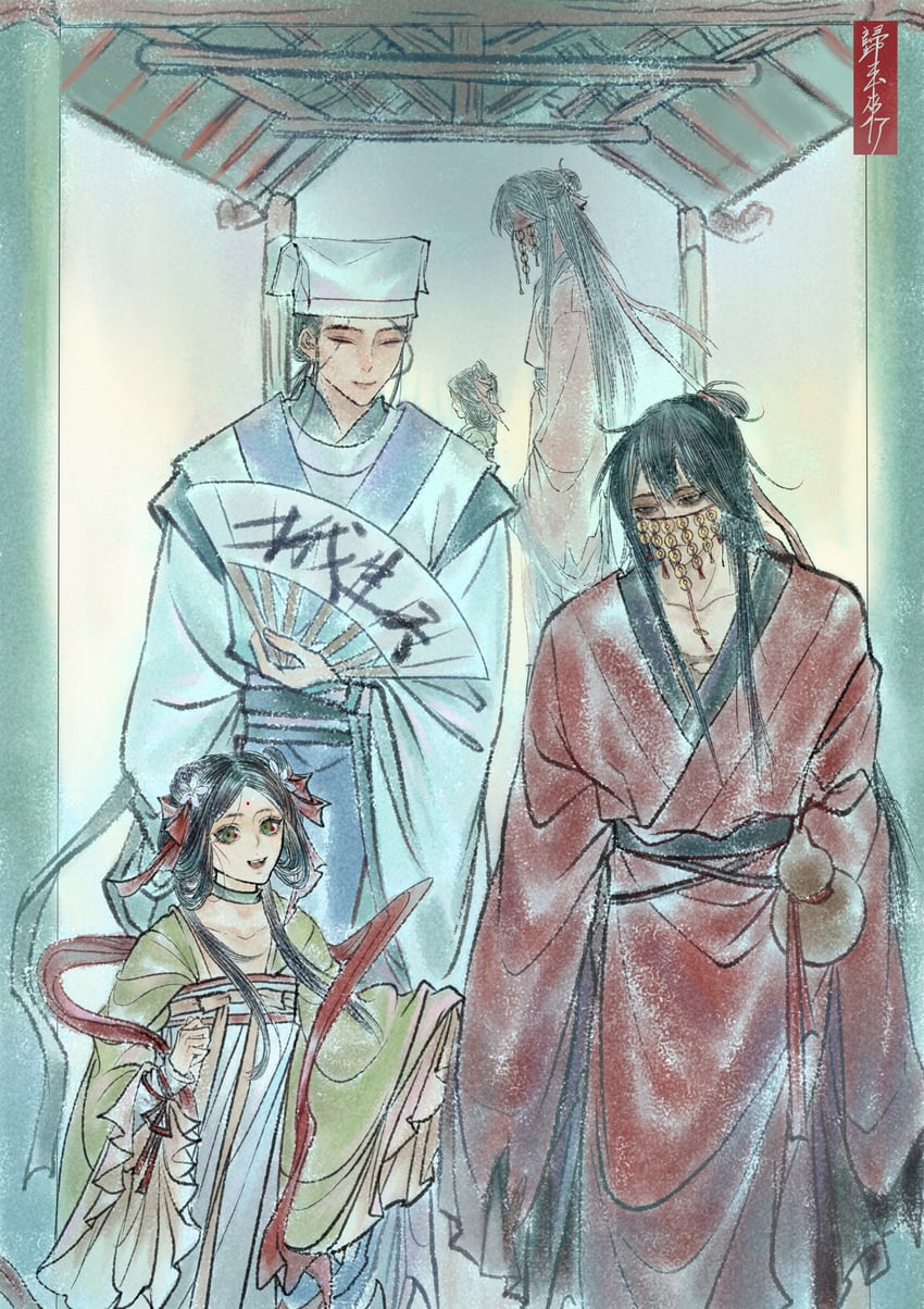 li huowang, zhuge yuan, and li sui (dao gui yi xian) drawn by chumo-qulingxiao
