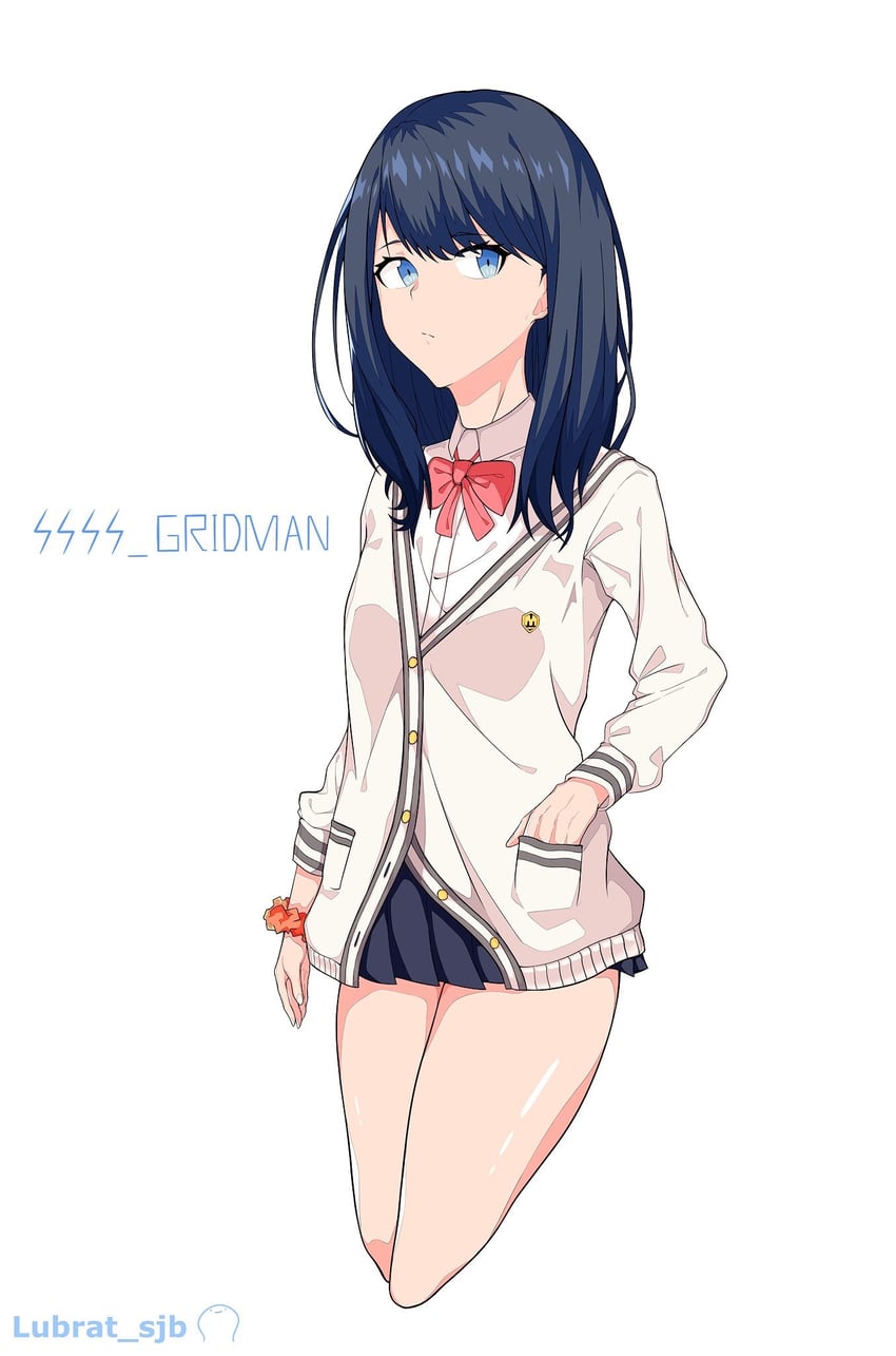 takarada rikka (gridman universe and 1 more) drawn by lubrat