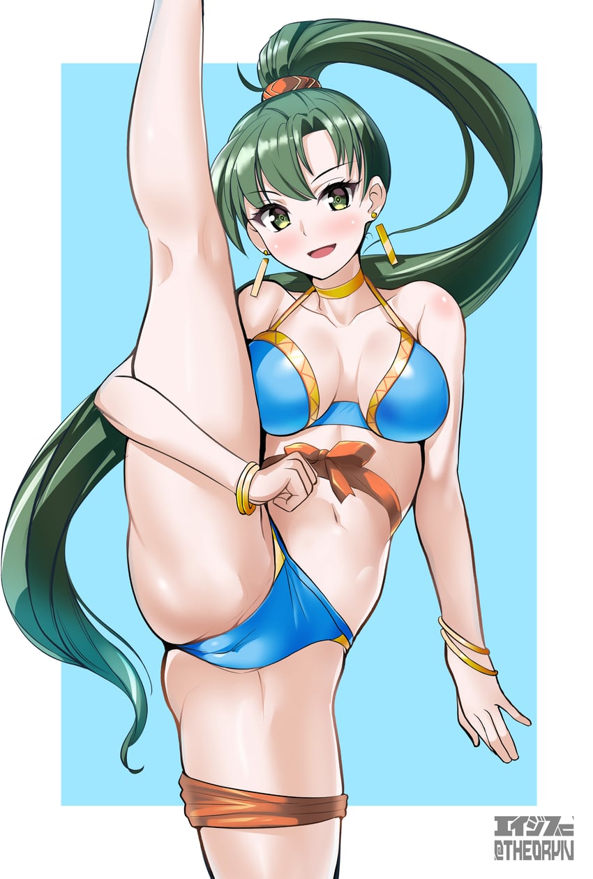 lyn (fire emblem and 1 more) drawn by aegis_(theoryiv)