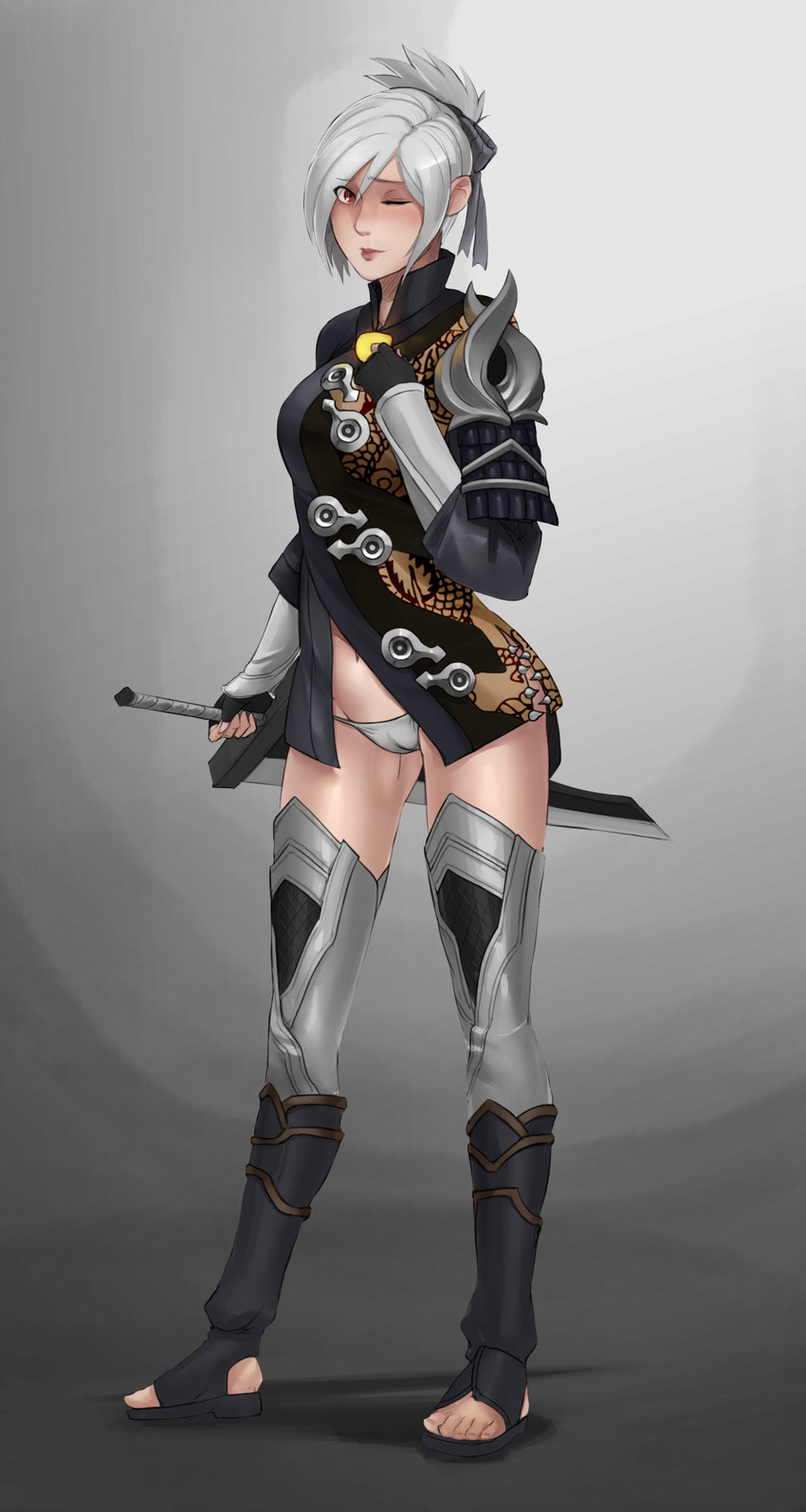 riven (league of legends and 1 more) drawn by less