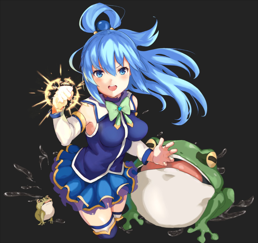 aqua (kono subarashii sekai ni shukufuku wo!) drawn by cang_you_xi