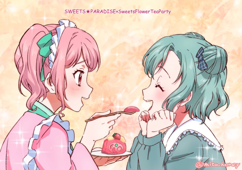 hikawa hina and maruyama aya (bang dream! and 1 more) drawn by hikari_(mitsu_honey)
