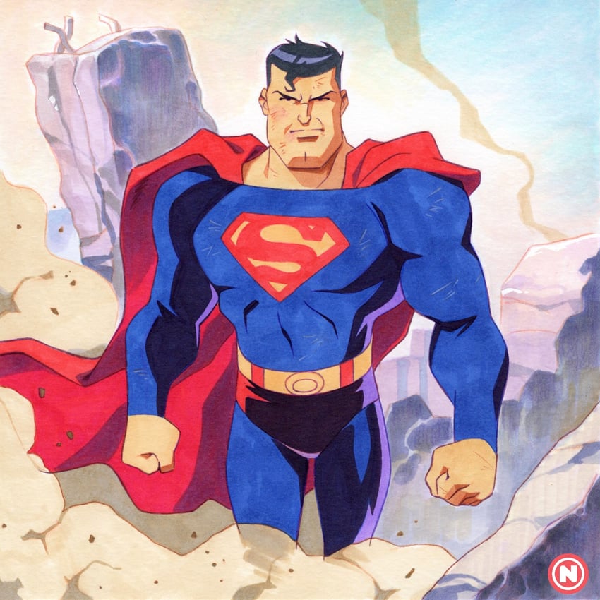 superman (dc comics and 1 more) drawn by nuri_durr