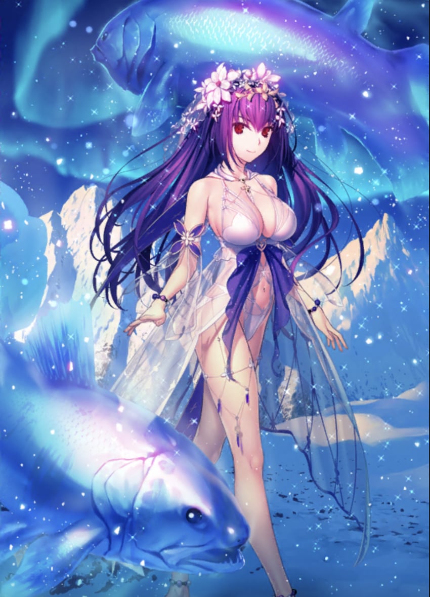 scathach and scathach skadi (fate and 1 more) drawn by koyama_hirokazu