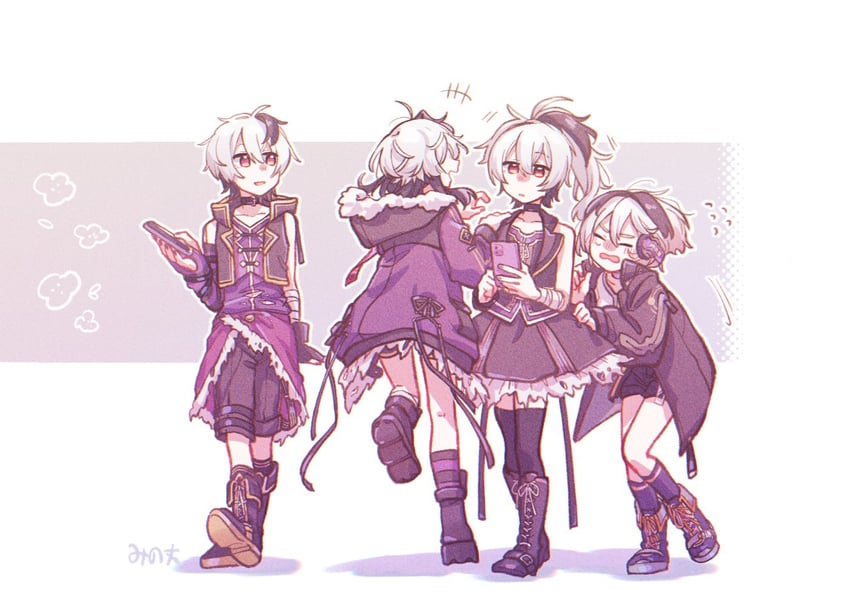 flower and ci flower (vocaloid and 2 more) drawn by mi_no_take