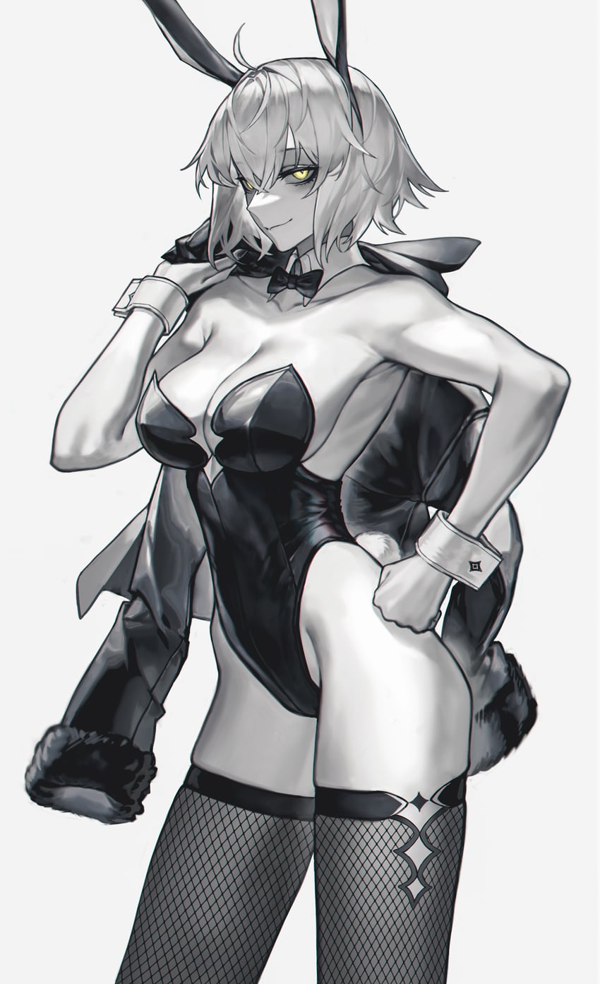 jeanne d'arc alter (fate and 1 more) drawn by rhine_(overtonerhine)