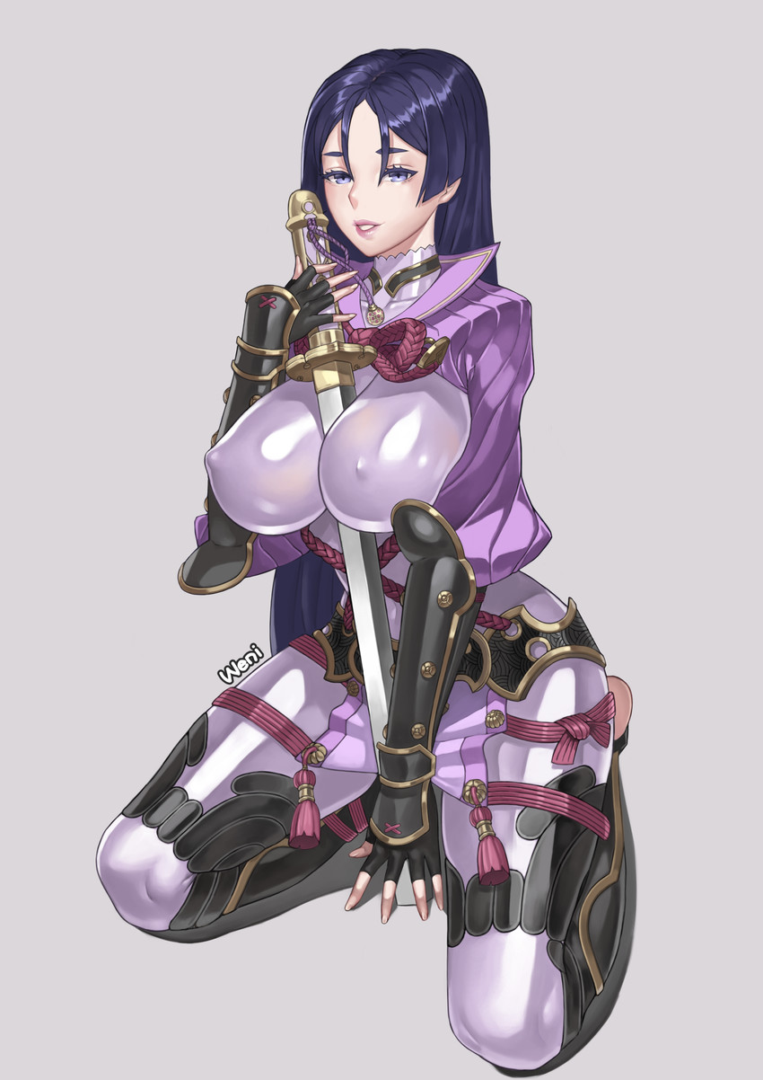 minamoto no raikou (fate and 1 more) drawn by karmiel