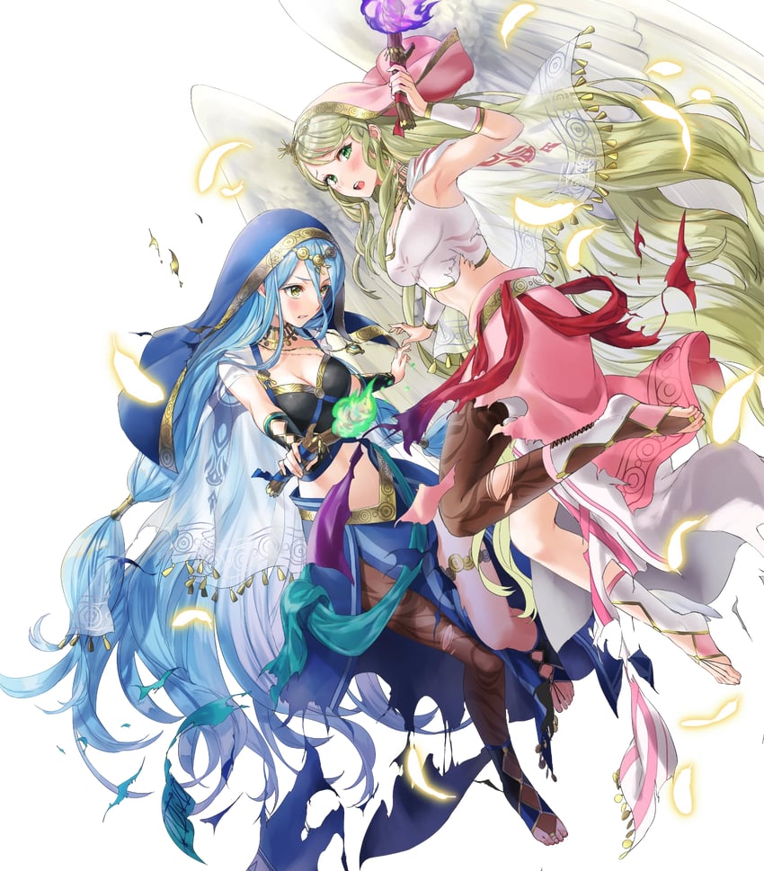 azura and leanne (fire emblem and 3 more) drawn by kaya8