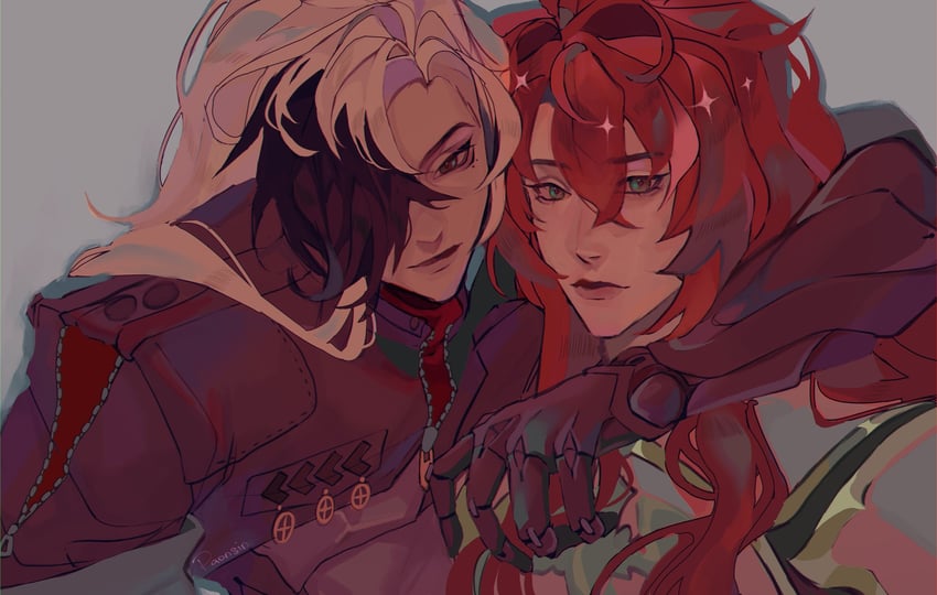 boothill and argenti (honkai and 1 more) drawn by soba_baku
