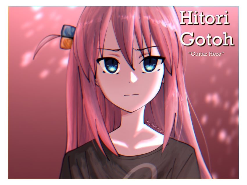 gotoh hitori (bocchi the rock!) drawn by the_freakin_yui