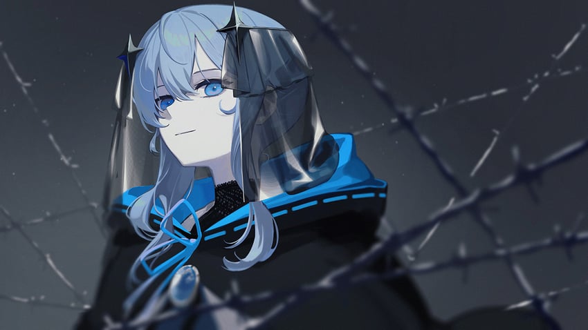 hoshimachi suisei (hololive and 1 more) drawn by whitem_(whiteemperor2020)